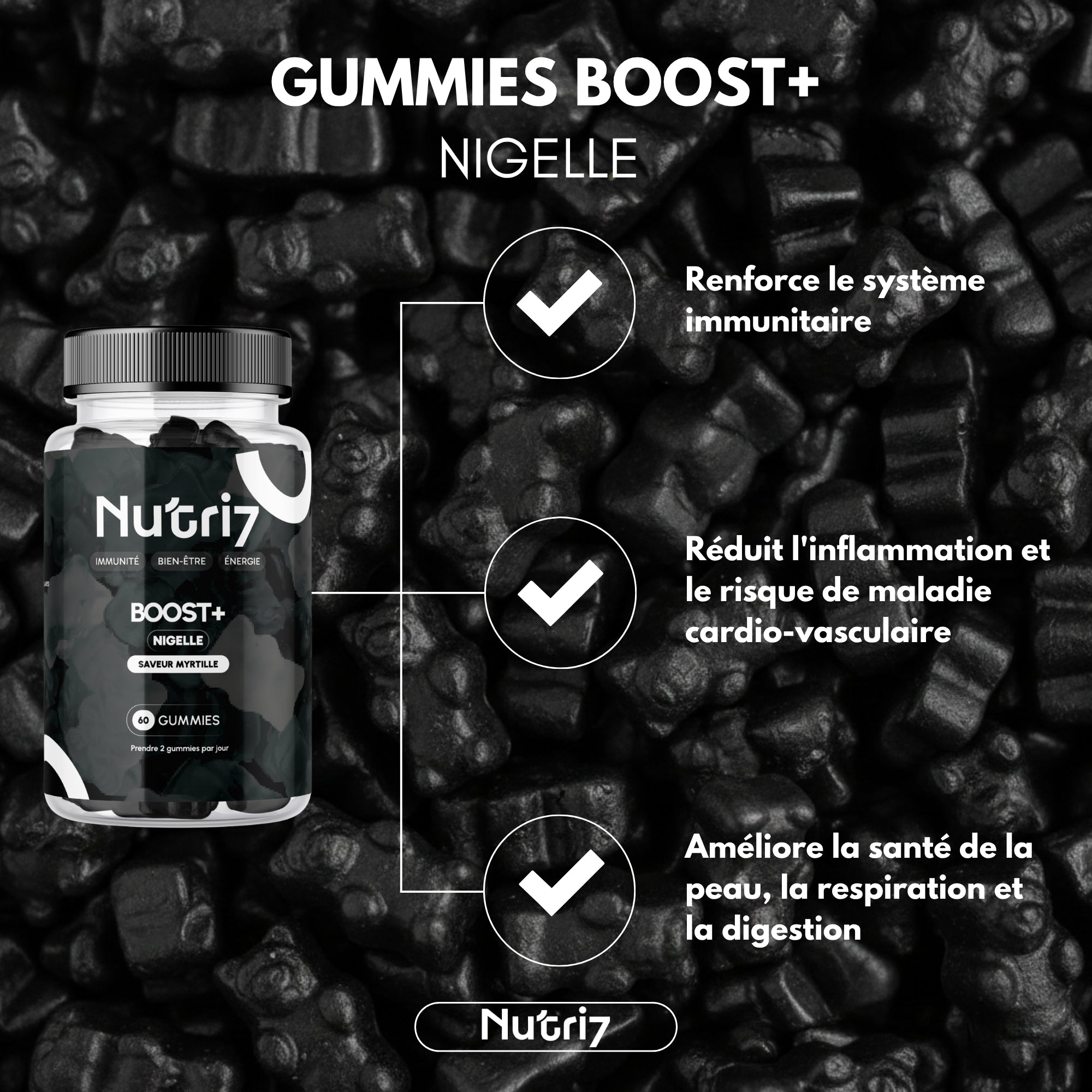 GUMMIES NIGELLE - BOOST+